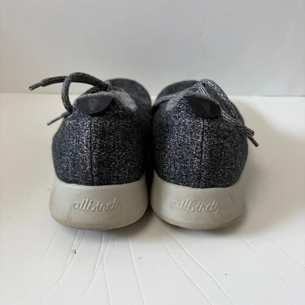 Allbirds Wool Runners Mens 10 Charcoal Grey Heather Merino Wool Sneakers WR M10